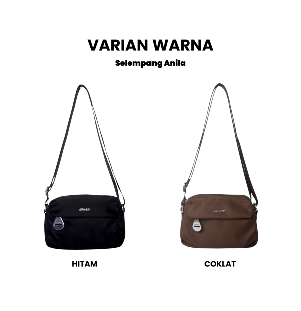 SELEMPANG ANILA 2078#- Tas Selempang Wanita - Slingbag Cewek Terbaru Bahan Parasut Premium - Gambar 6