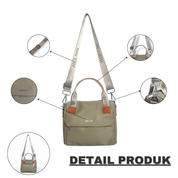 SELEMPANG ASHILA XC-070# Tas Selempang Wanita - Slingbag Terbaru Berbahan Parasut Premium - Gambar 5