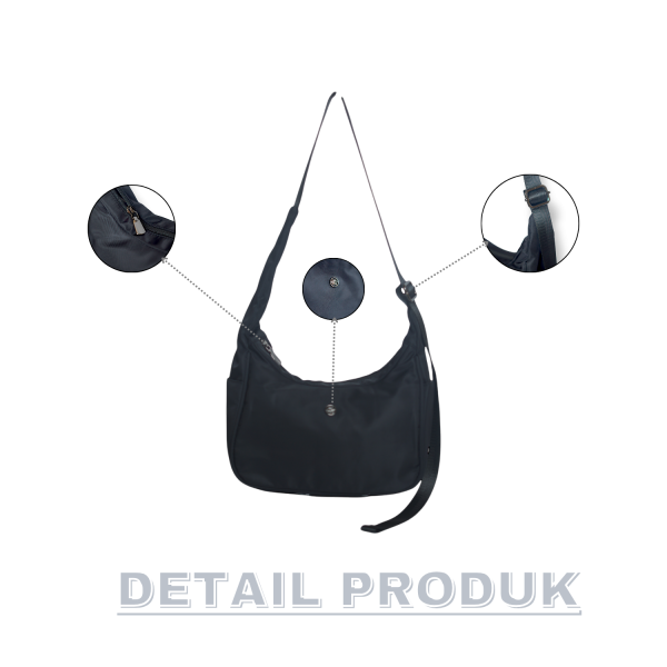 SELEMPANG VILMEI 6139# Tas Selempang Wanita - Slingbag Wanita Terbaru Bahan Parasut Premium Anti Air - Gambar 3