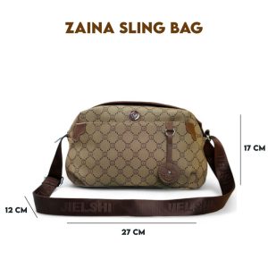 JIELSHI Zaina #2626JLY – Tas Selempang Wanita Bahan PU Leather Premium