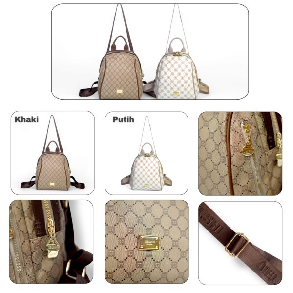 JIELSHI ANDIN KC-048 # - Tas Ransel Wanita PU Leather Premium - Gambar 5