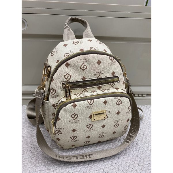 JIELSHI Talita 7706#JLY Tas Ransel Wanita Multifungsi Bahan Kulit PU Premium - Gambar 5