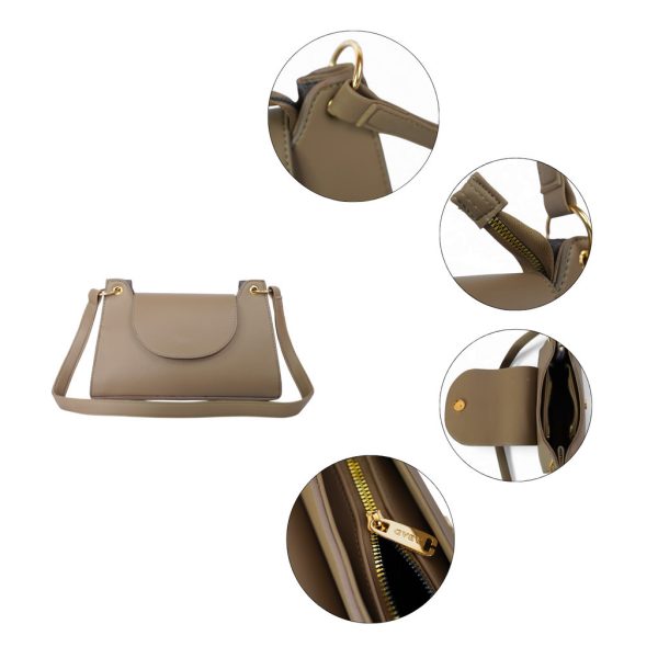 SELEMPANG CLAUDIE 8003# - Tas Selempang Wanita Terbaru Bahan PU Leather Premium - Gambar 8