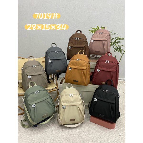 JIELSHI Ransel SALVIA Tas Ransel Wanita - Backpack Multifungsi Bahan Parasut Anti Air - Gambar 6