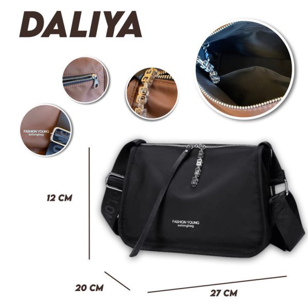 AOLONG DALIYA 8944-1 # Tas Selempang Wanita Terbaru Bahan Parasut Premium - Gambar 7